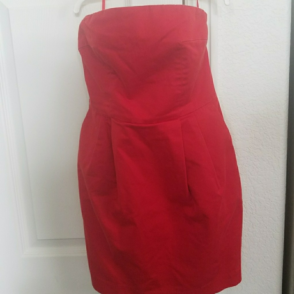 red dress